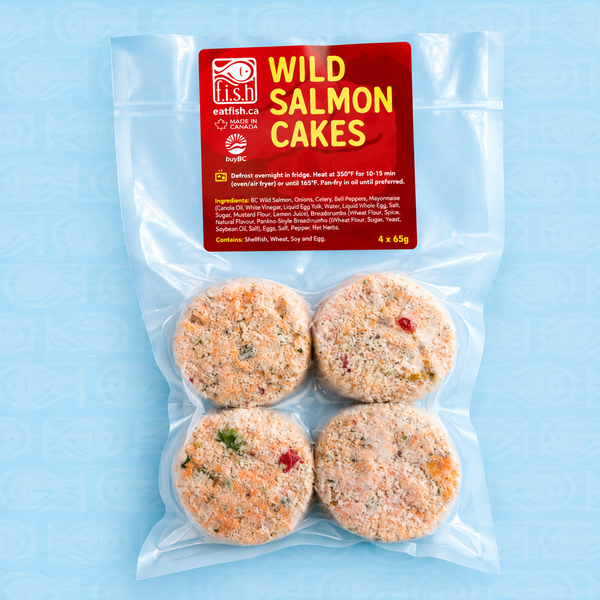 Frozen Wild Salmon Cakes (4x65g)