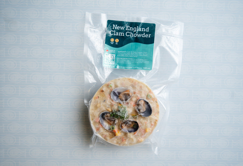 Frozen New England Clam Chowder (GF)(500 ml)