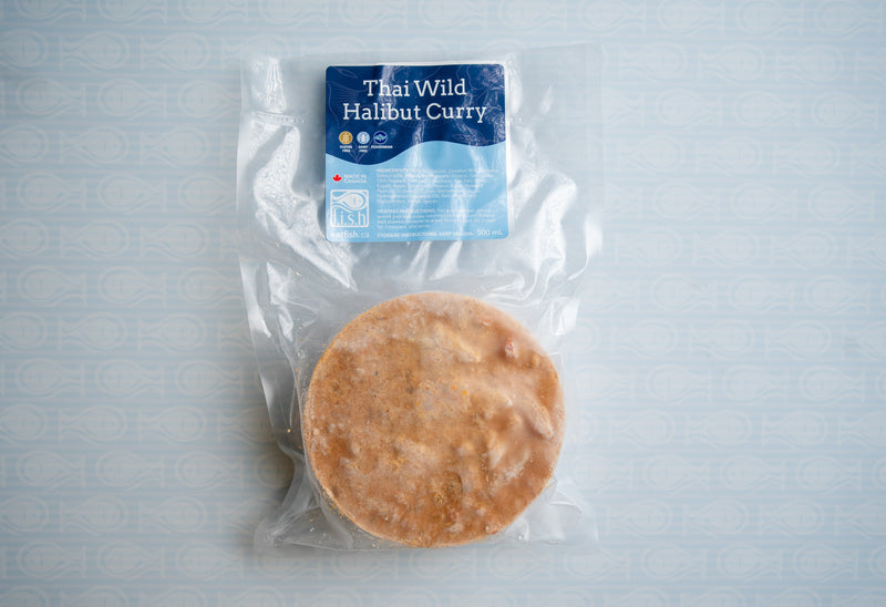 Frozen Thai Wild Halibut Curry (Dairy-Free) (GF)(500 ml)