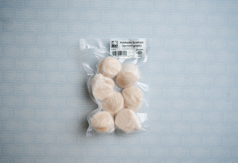 Hokkaido Scallops Sashimi Grade 10/20 (205g)