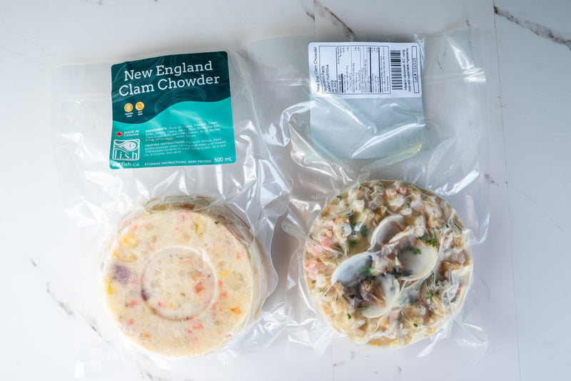 Frozen New England Clam Chowder (GF)(500 ml)