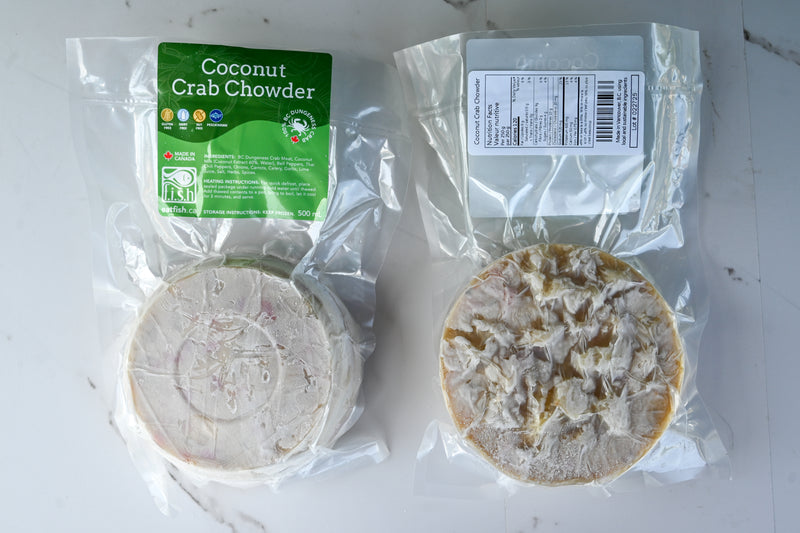 Frozen Coconut Crab Chowder (Dairy-Free) (GF)(500 ml)