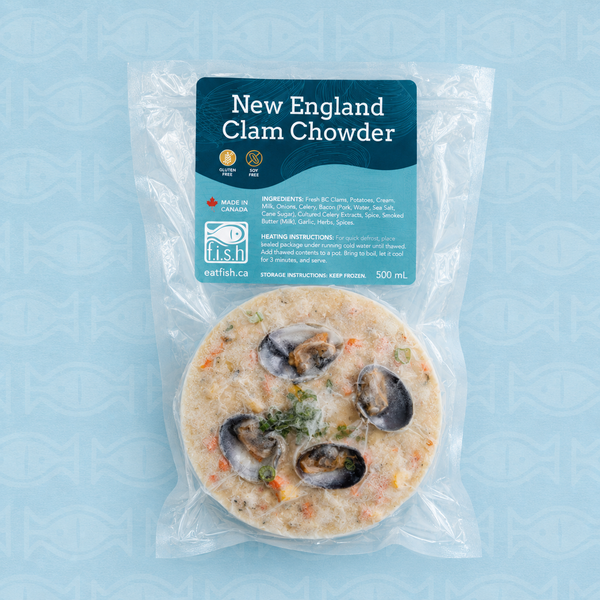 Frozen New England Clam Chowder (GF)(450 ml)