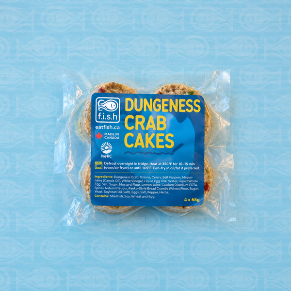 Frozen Dungeness Crab Cakes (4x65g)