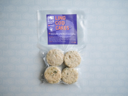 Frozen Wild Ling cod Cakes (4x65g)