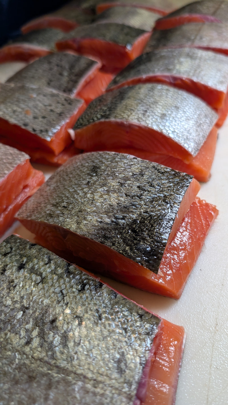 Frozen Wild BC Red Spring Salmon Portion (2x 140g)