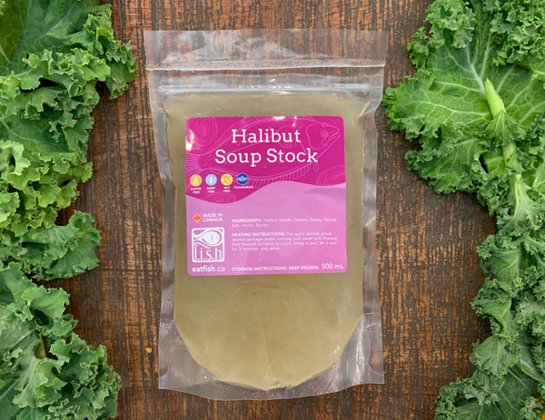 Frozen Halibut Soup Stock (500 ml)