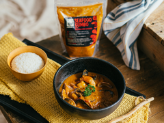 Frozen Seafood Gumbo with Wild Salmon Sausages (650g)