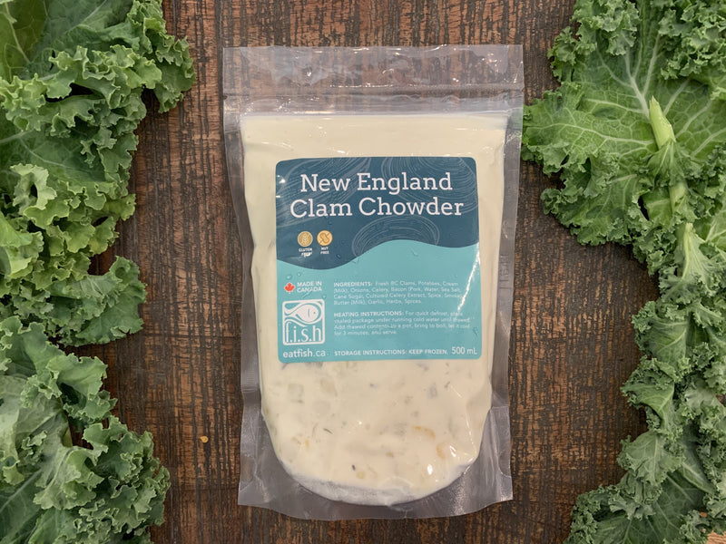 Frozen New England Clam Chowder (GF)(500 ml)