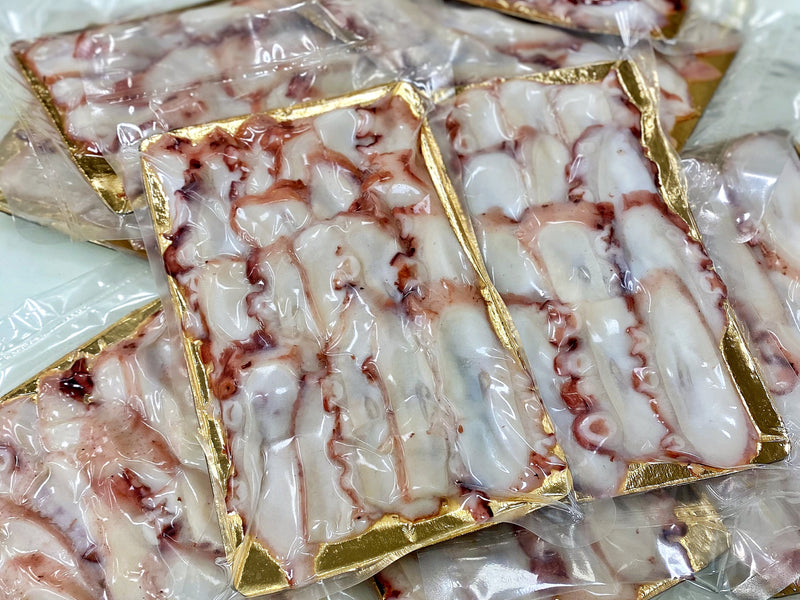 Frozen Sliced Cooked BC Octopus Tentacles Sashimi-Cut (200g)