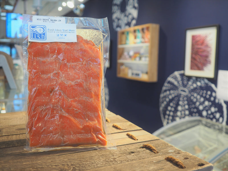 SMOKED Wild Sockeye Salmon Lox 200g