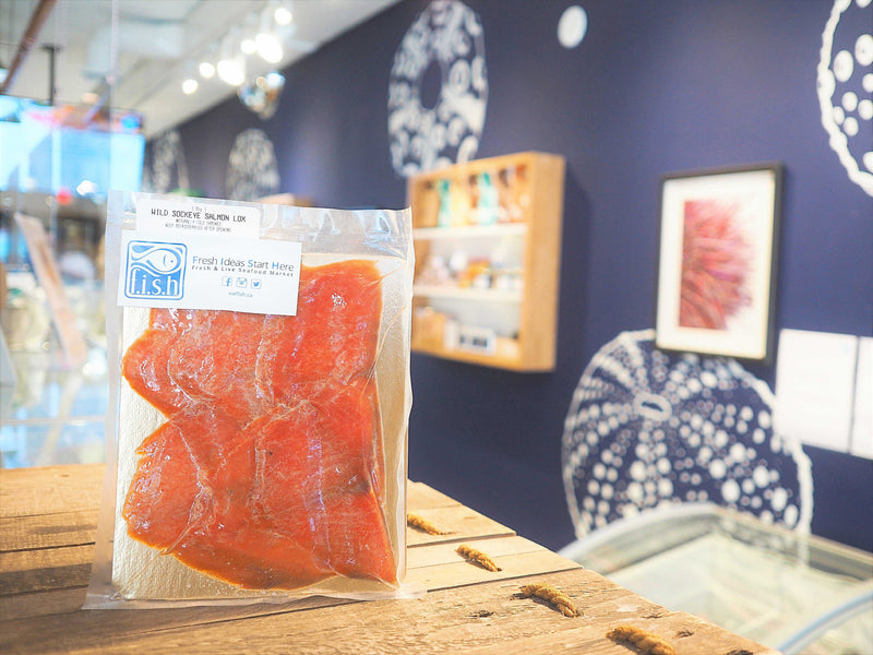 Frozen Smoked Wild Sockeye Salmon Lox (85g)